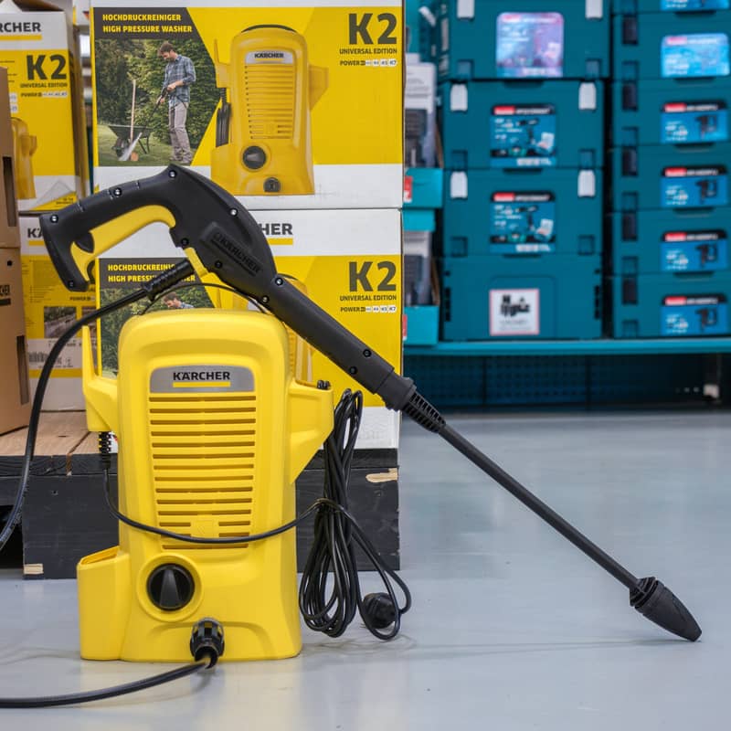 Original Karcher K2 High Pressure Car Washer - 110 Bar with Foam Lance 10