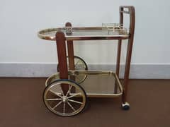 Selling tea trolley never used imported