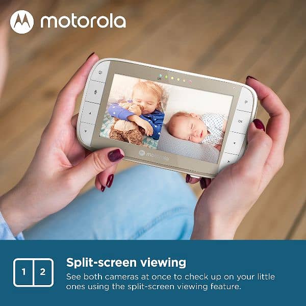 New Motorola baby monitor  Two-Way Temperature, Night Vision 7