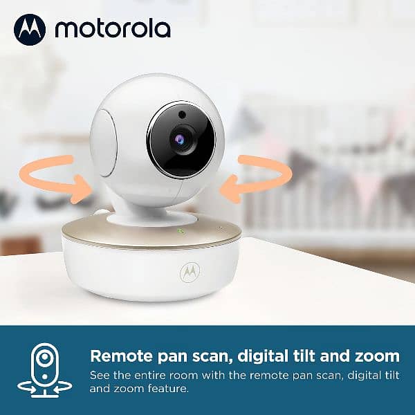 New Motorola baby monitor  Two-Way Temperature, Night Vision 10