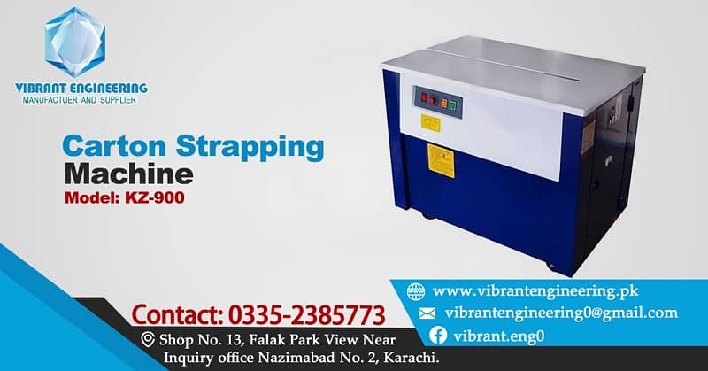 Carton Strapping Machine | Carton Packing Machine 0