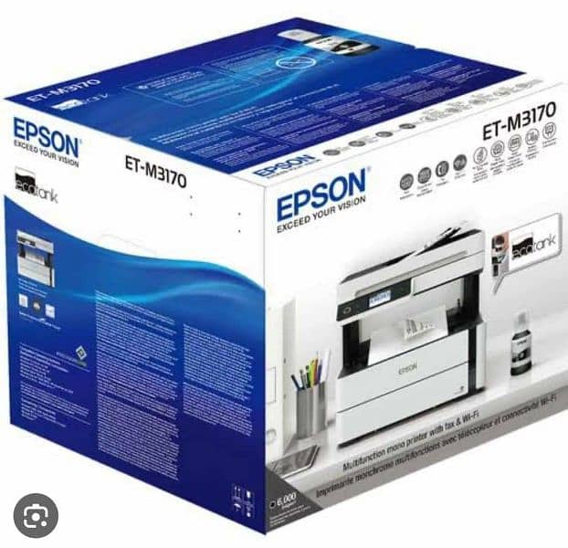 Epson EcoTank ET-M2170 Printer Mini Copier Black printer 4