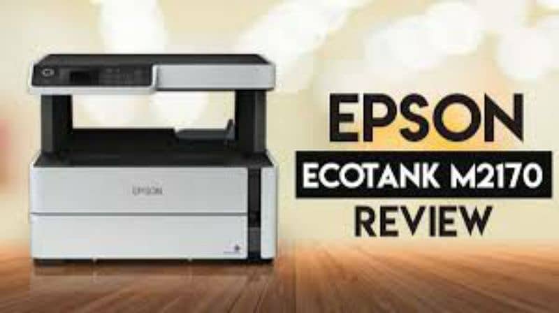 Epson EcoTank ET-M2170 Printer Mini Copier Black printer 6