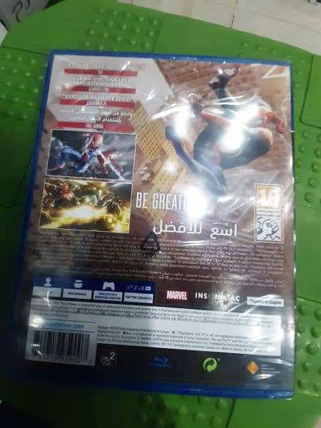 PS4 DVD(MARVEL SPIDERMAN) 2