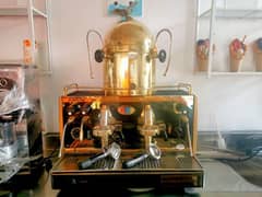 24 Carat Gold Plated Coffee Machine