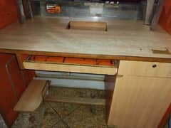 desk steel & wood 0
