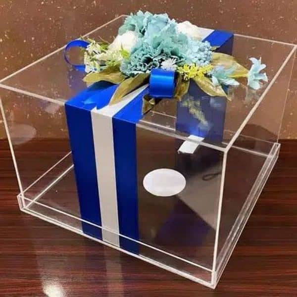 Large Acrylic Boxes for Cakes / Birthday Etc(03021466006) 2