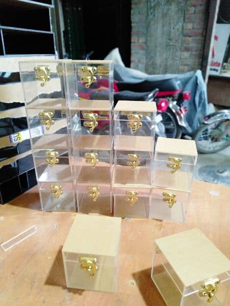 Acrylic bidh boxes  ,wedding boxes (03021466006) 2