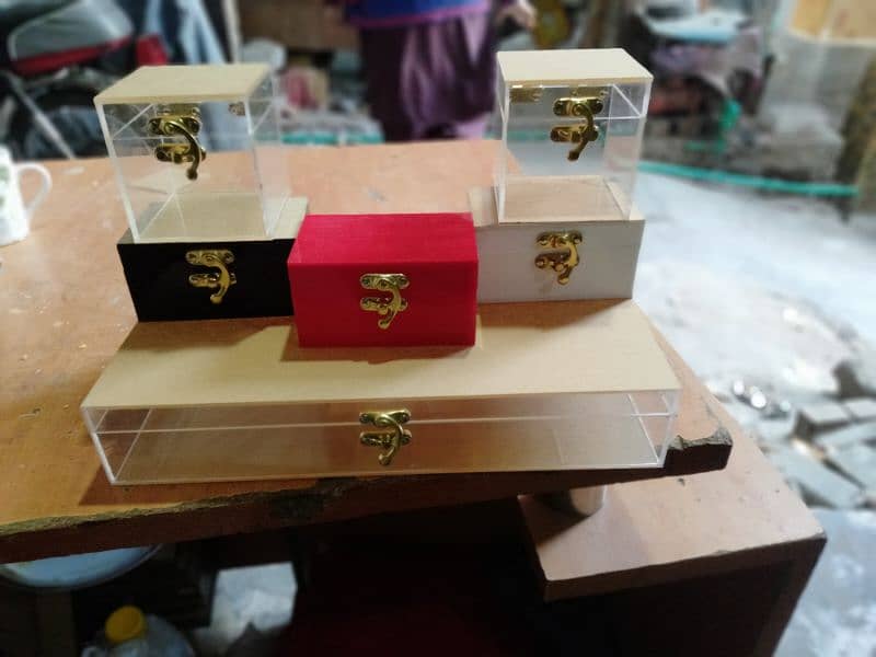 Acrylic bidh boxes  ,wedding boxes (03021466006) 6
