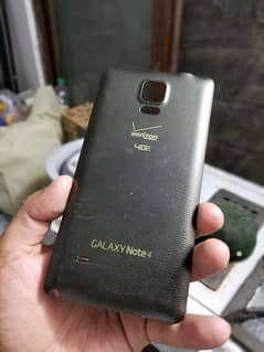 Samsung Galaxy Note 4 back cover original black, battery, camera parts 0