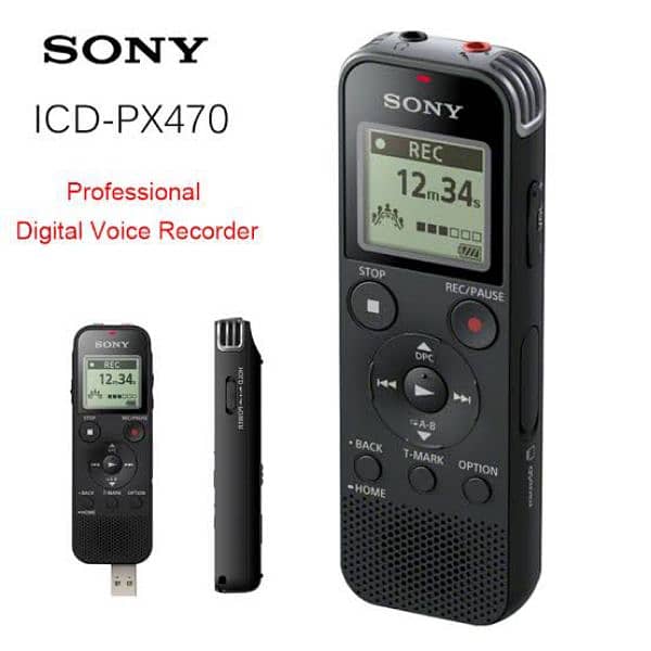 Sony PX470 Digital Voice Recorder 1