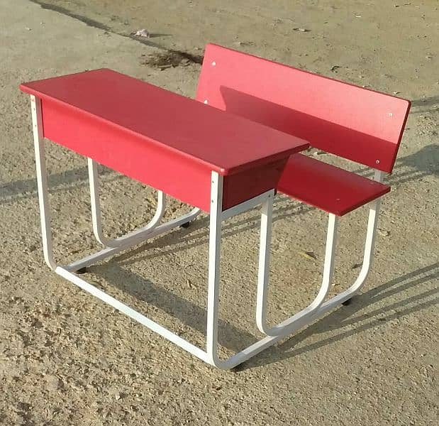 school furniture. Desk, Handle chair, chair and table,. . . . 0