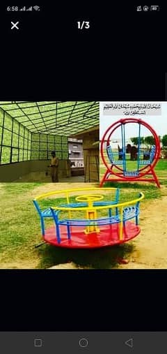 play ground swigs and roof parking shades  03142344544