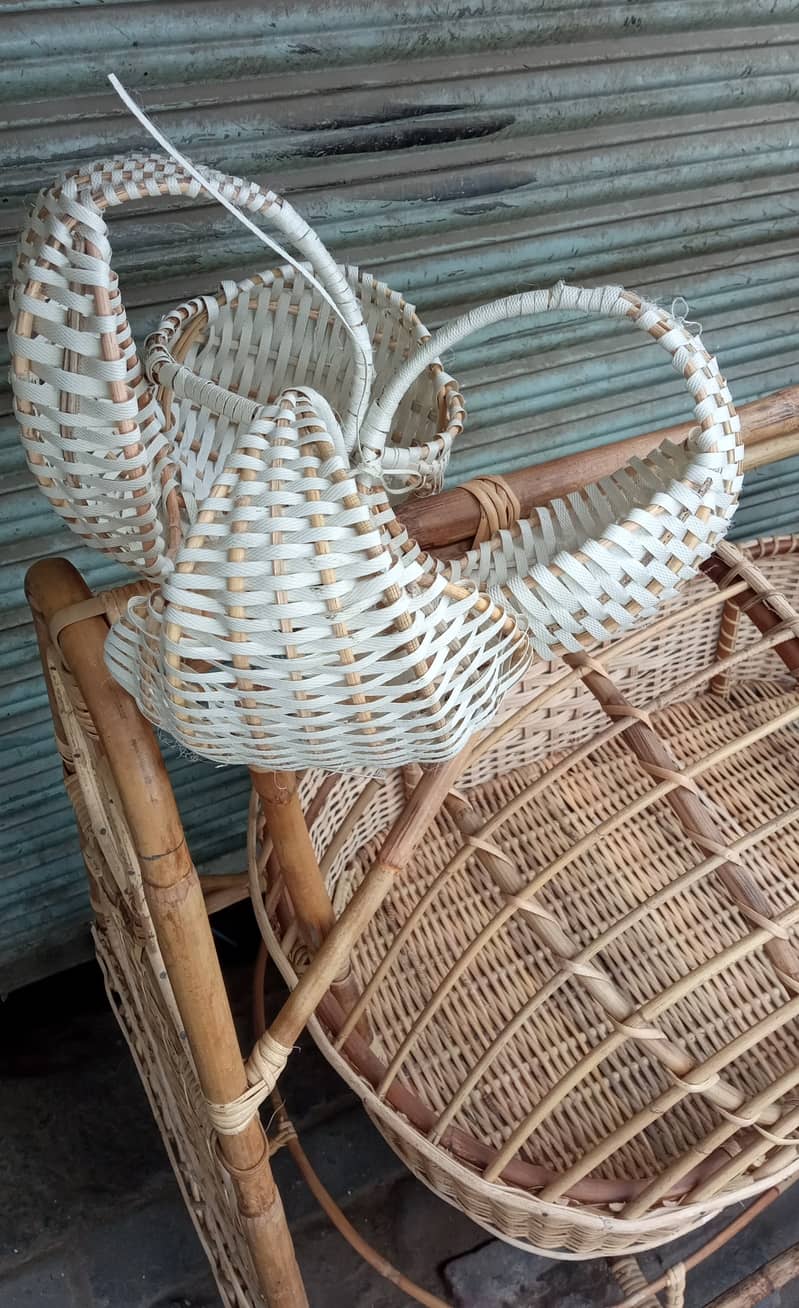 Cane Stools | Baskets | Bamboo Jafari 15