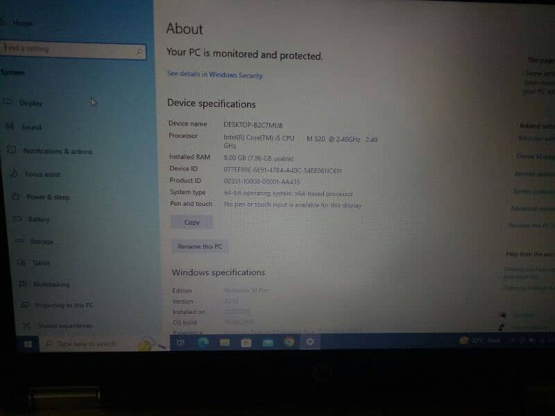 Hp laptop 10 by 10 condition 4