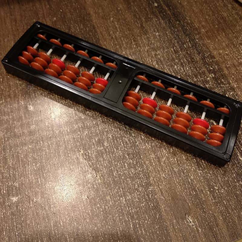 13 digit abacus plastic 1