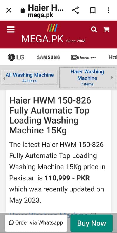 Automatic washing machine