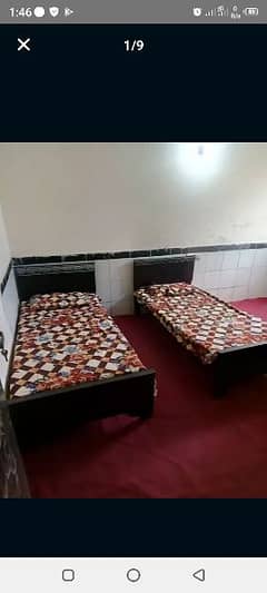 furnished rooms available for rent Moon market allama Iqbal