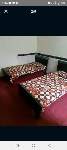 furnished rooms available for rent Moon market allama Iqbal 1