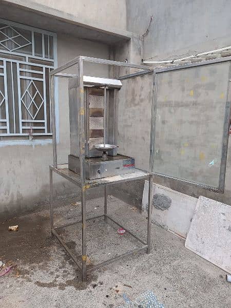 Both Shawarma Grill with stand + Juice Counter for Sale 3