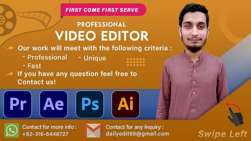 I will do Professional Video Editing for you 0