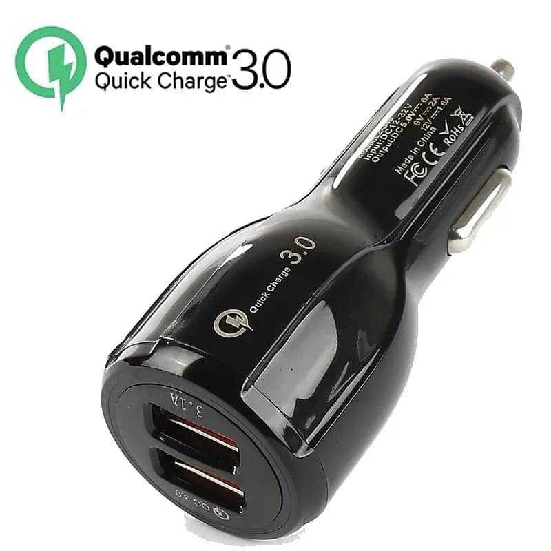 Quick Charge 3.0 Car Charger Cigarette Lighter Socket Adapter QC 3.0 D 2