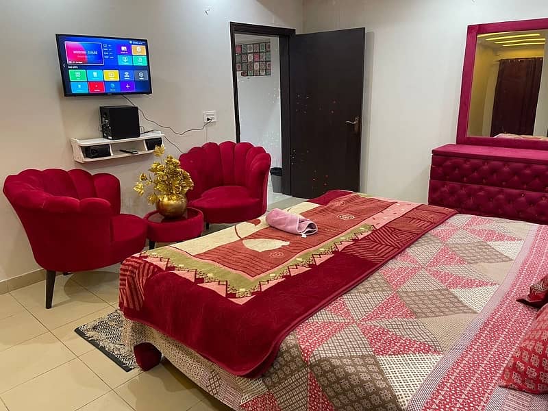 sound proof daily basis one bed room plus tv lounge at f11 2