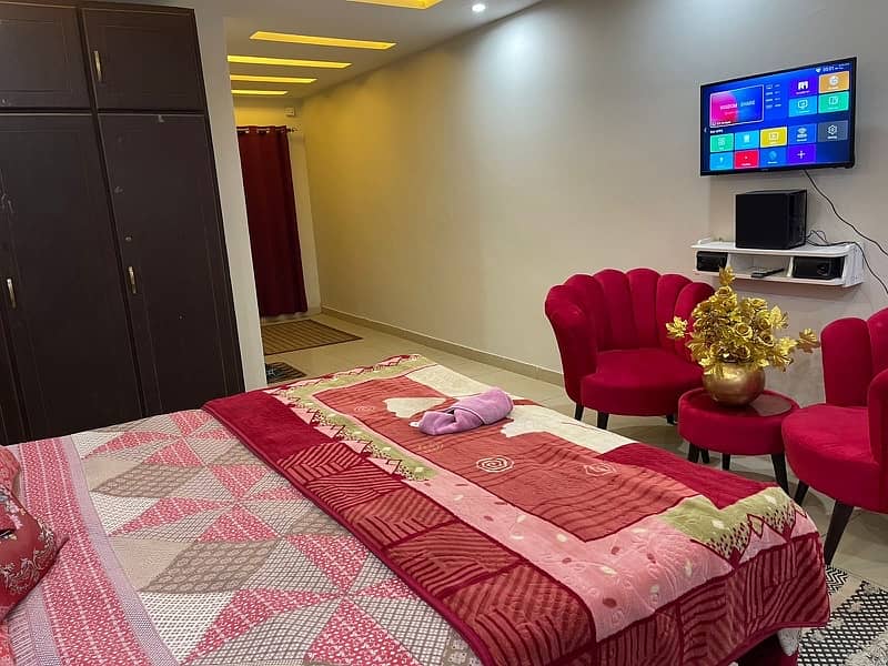 sound proof daily basis one bed room plus tv lounge at f11 5
