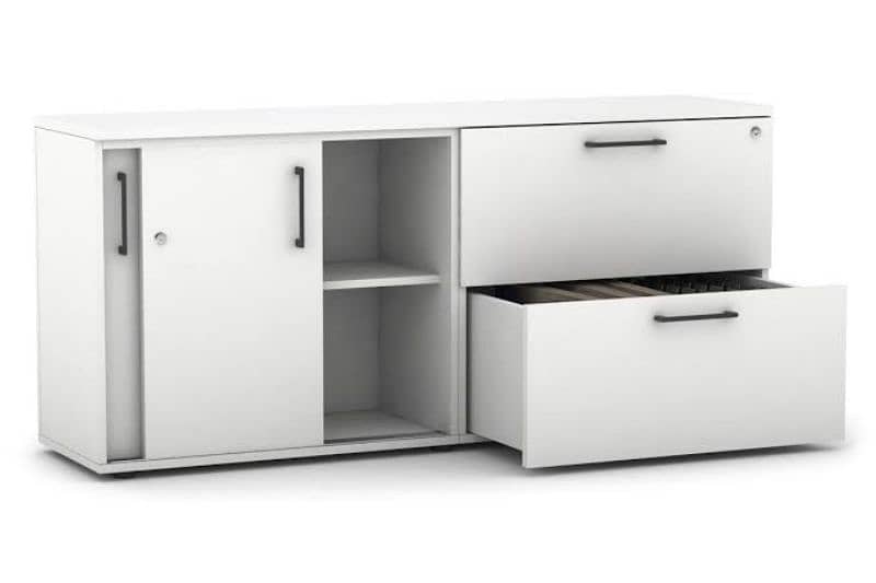 Office File Cabinets and Printer Table 2