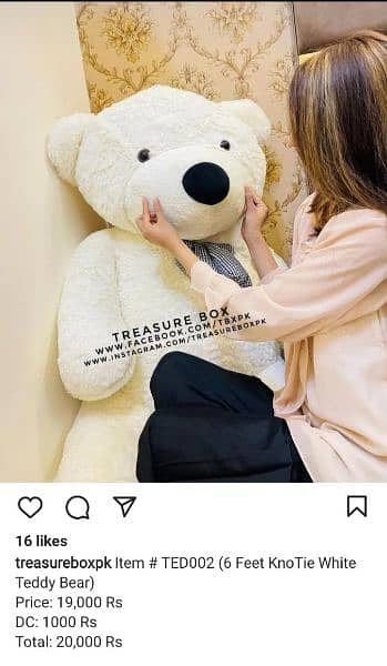 Teddy bear stuff toy Gaint size huge able Stuff toy soft 1
