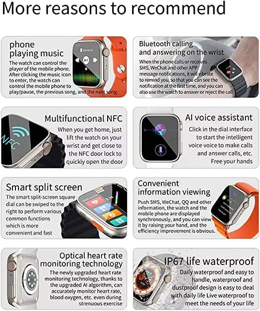 WatchTW8 Ultra Smart Watch, Compatible 03020062817 3