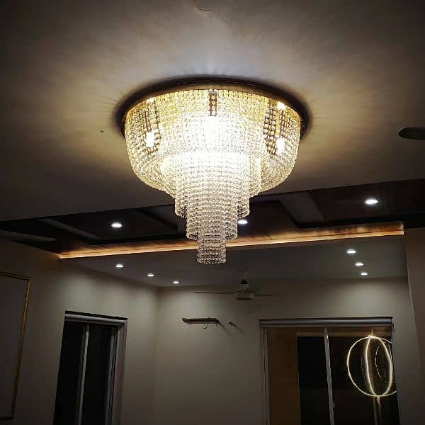 fanoos  jhummar crystal chandelier  k9 2