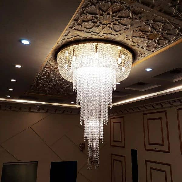 fanoos  jhummar crystal chandelier  k9 5