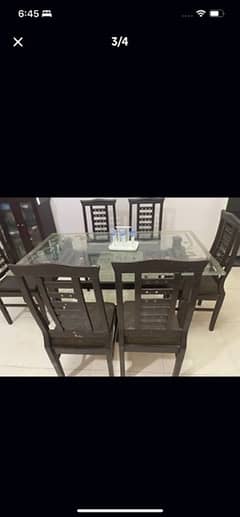 6 seater dinning table urgent sell