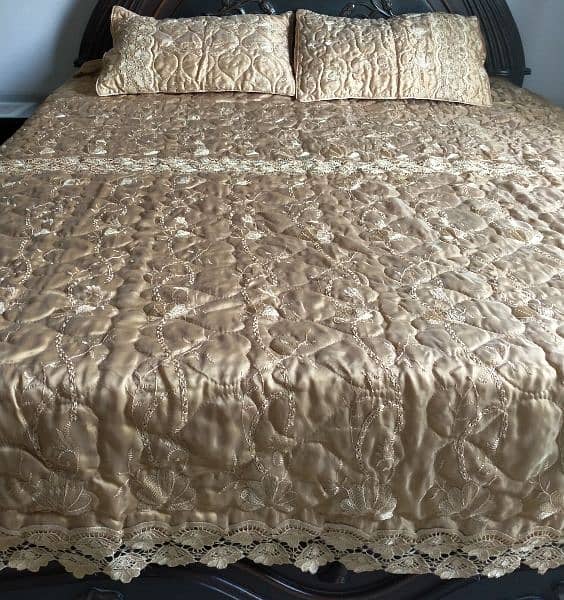 Fancy Quilted bed cover for sale. 0