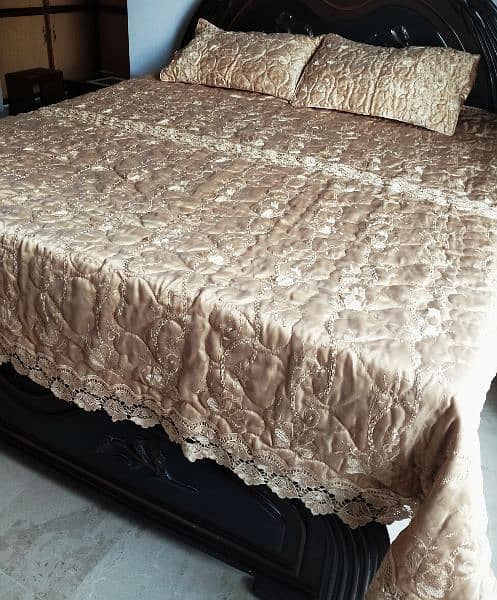 Fancy Quilted bed cover for sale. 1