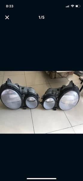 Head Lights Mercedes W210 1