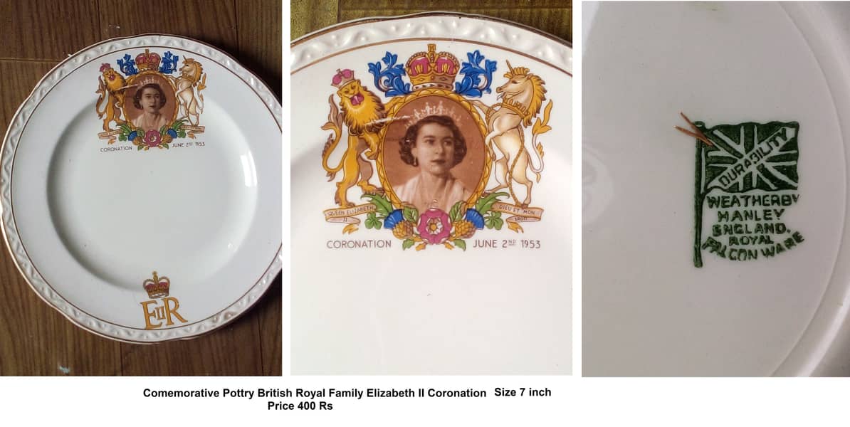 Decorative and Comemorative Pottery, British Royal Family 1