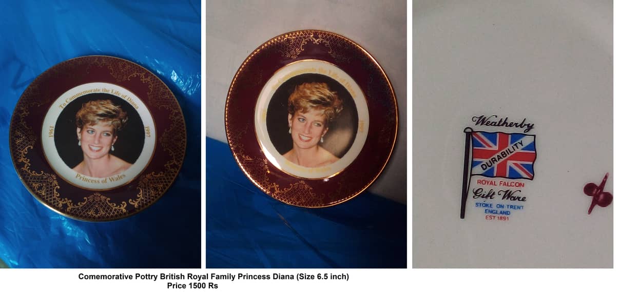 Decorative and Comemorative Pottery, British Royal Family 2