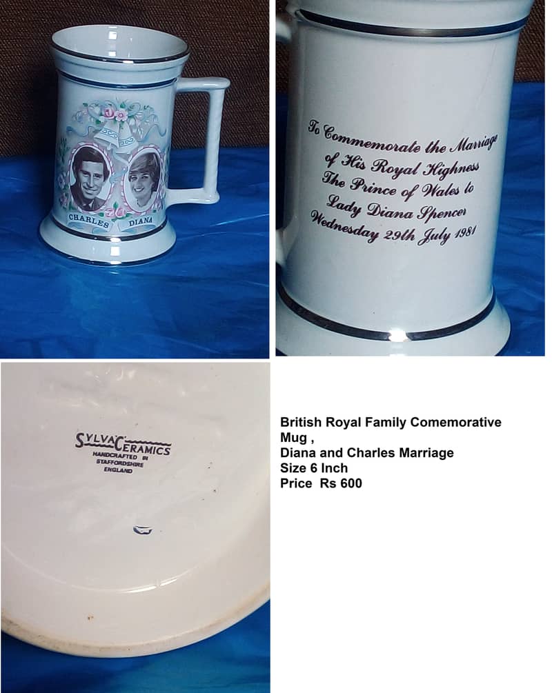 Decorative and Comemorative Pottery, British Royal Family 8