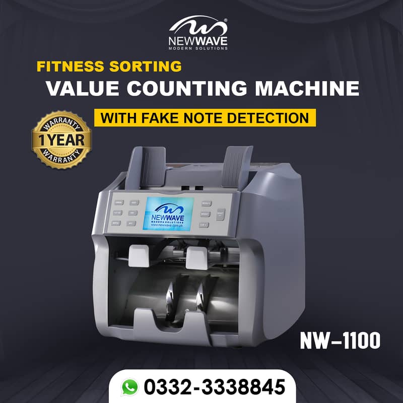 NewWave Battery Operated cash counting machine safe locker pakistan 4