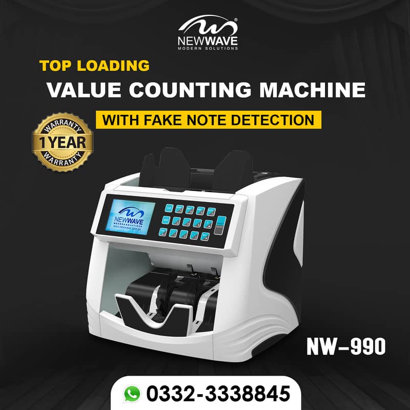 NewWave Battery Operated cash counting machine safe locker pakistan 5