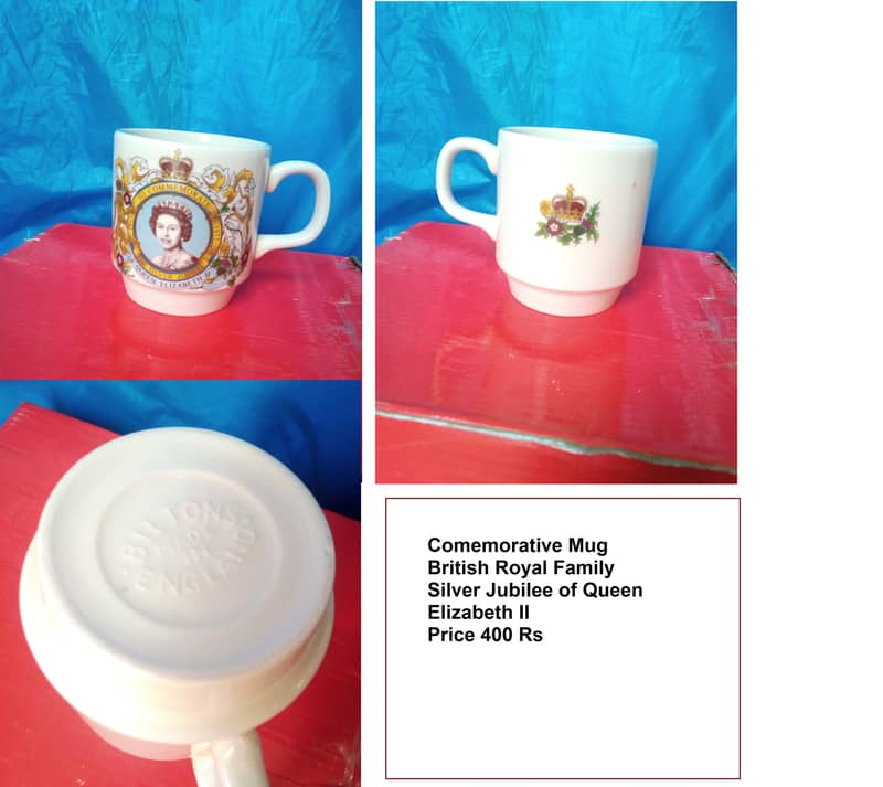 Decorative and comemorative pottery , British Royal family 1
