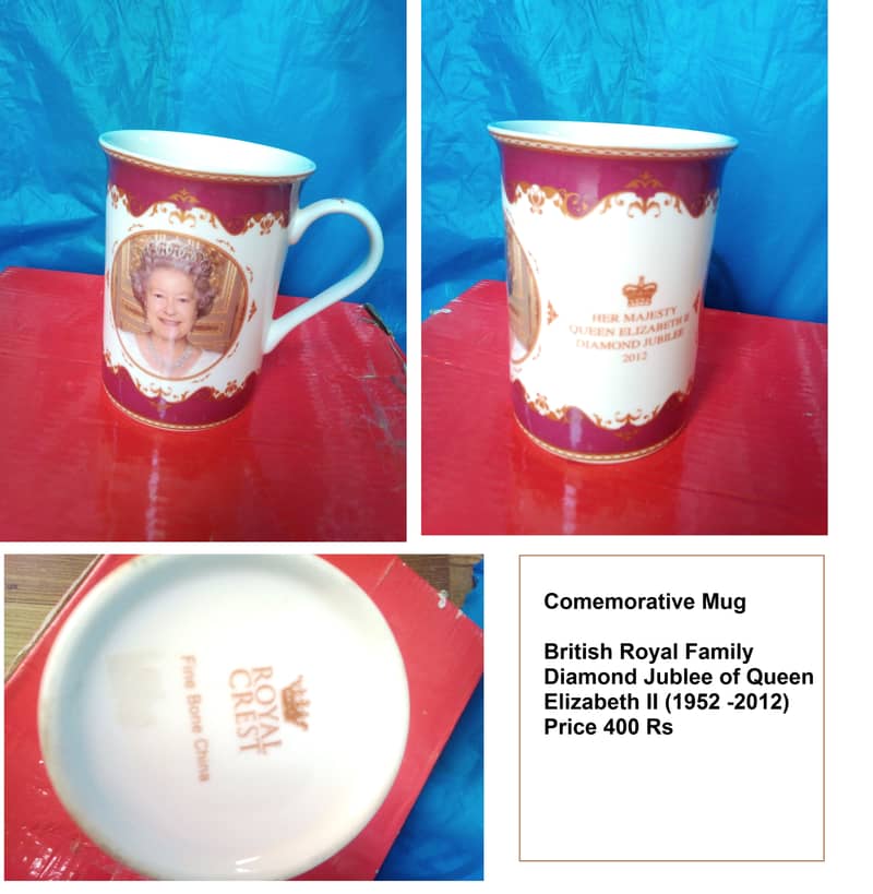 Decorative and comemorative pottery , British Royal family 2