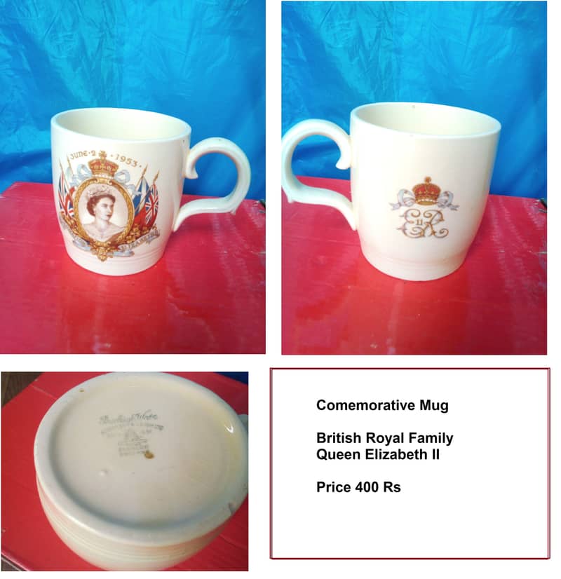 Decorative and comemorative pottery , British Royal family 3
