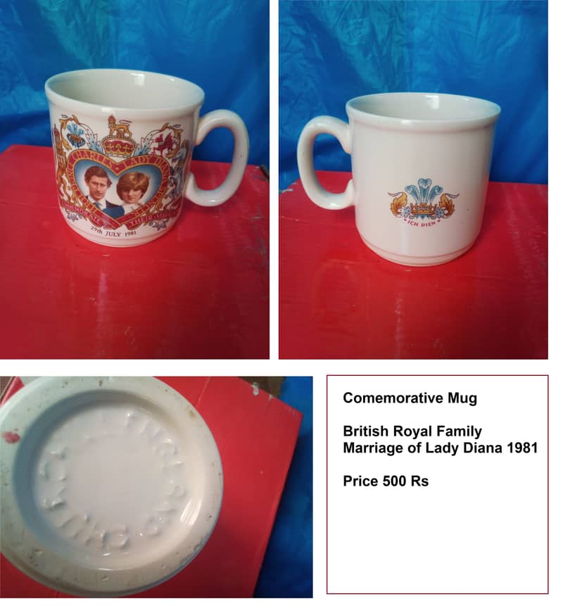 Decorative and comemorative pottery , British Royal family 4