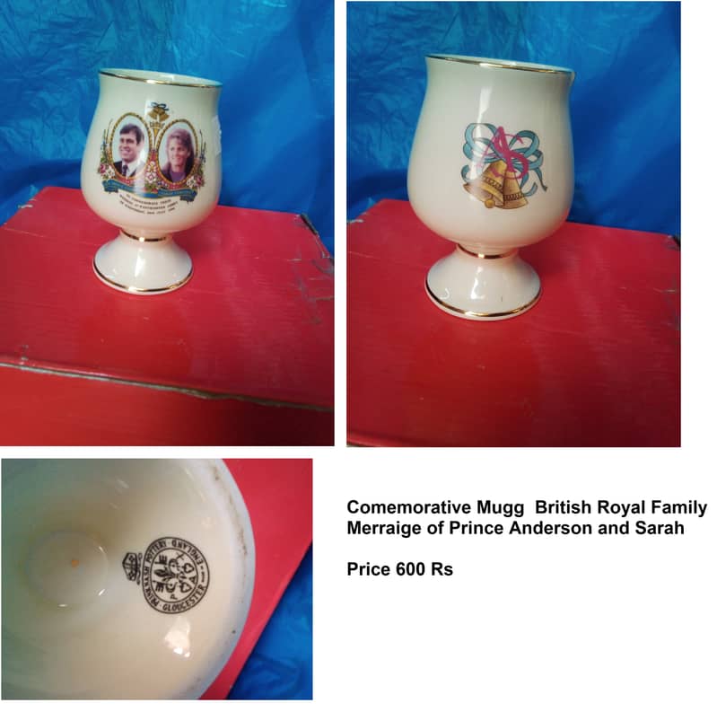 Decorative and comemorative pottery , British Royal family 7