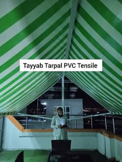 Pvc tensile | car parking shade | Green net | Waterproof Tarpal