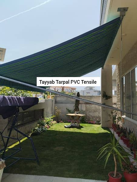 Pvc tensile | car parking shade | Green net | Waterproof Tarpal 11