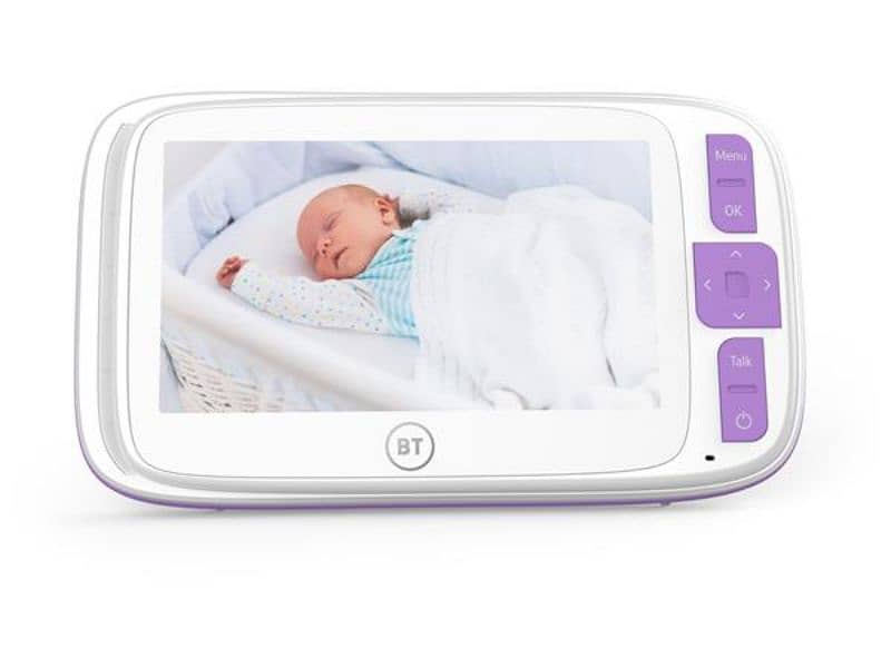 BT smart baby monitor 5 inch display Rotatable 360 5